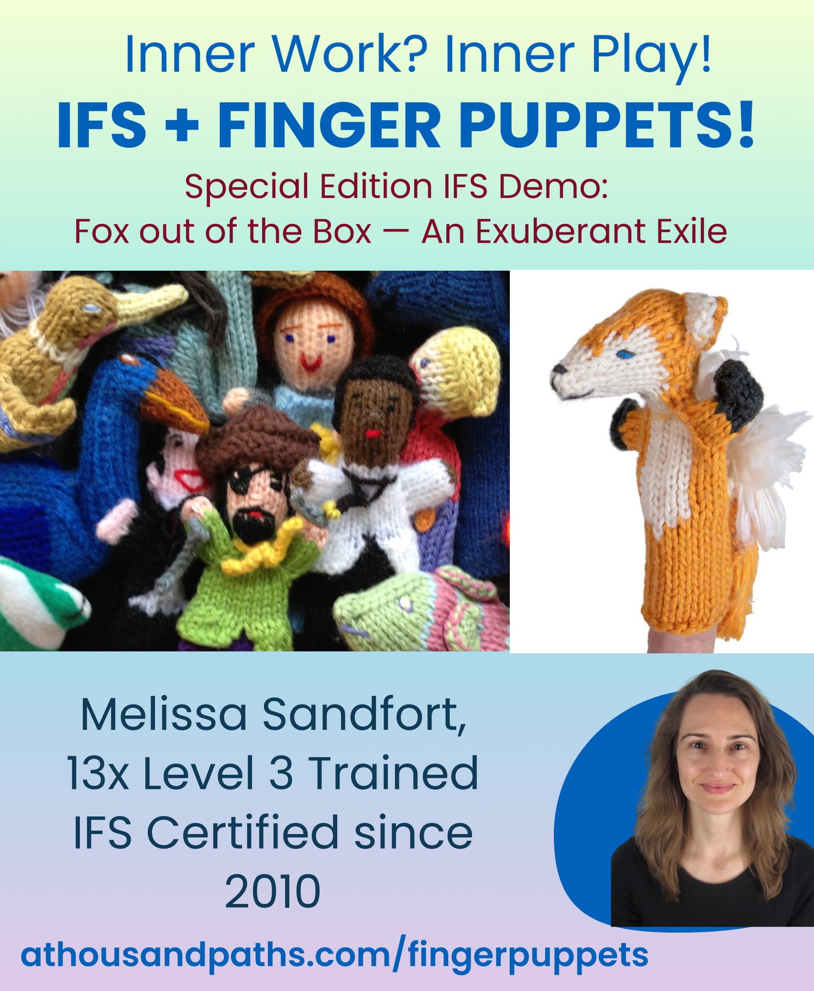 IFS + Finger Puppets Workshop & Demo: Fox Out of the Box