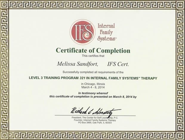 IFS Level 3 Certificate — Techny, IL