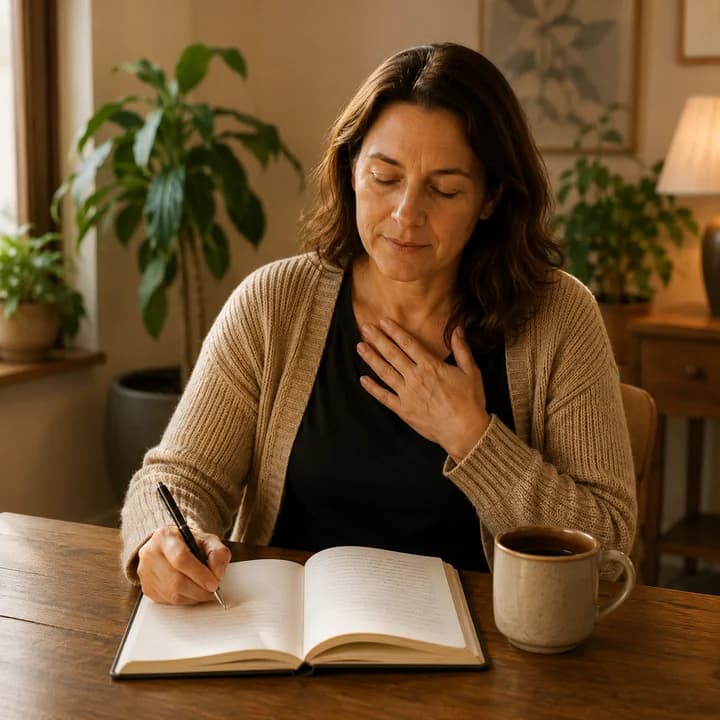 Going inside and journaling