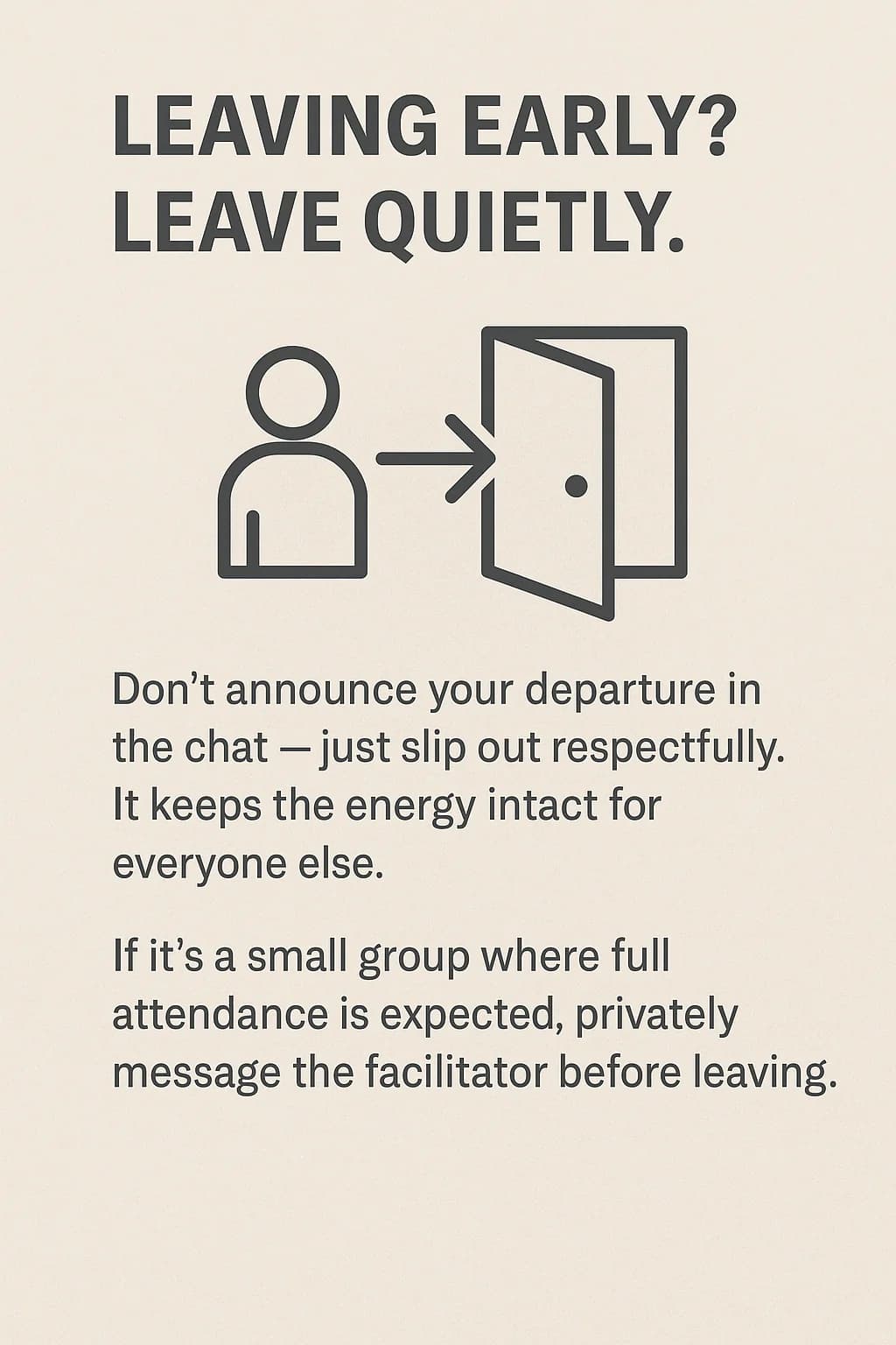 Zoom Etiquette